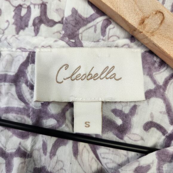 Cleobella Boho Peasant Blouse Paisley Flowy, S - Picture 9 of 9
